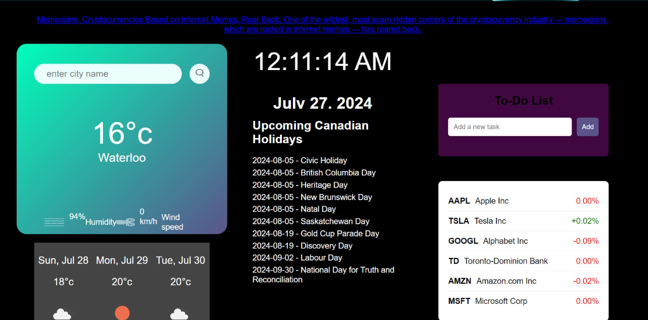 DailyDashboard